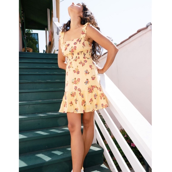 Urban Outfitters Ruffle Mini Dress - Picture 2 of 7